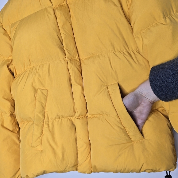 DIESEL W-ROLF jacket down jacket men's winter jacket yellow size S - Picture 4 of 16